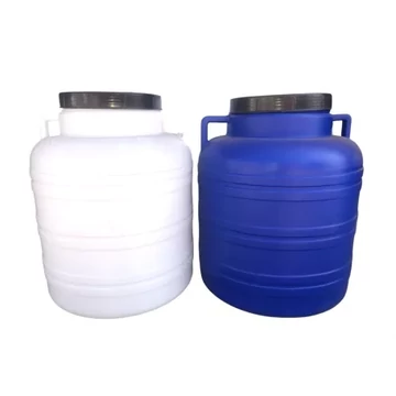 Hordó műanyag FÜLES 80 literes , kék