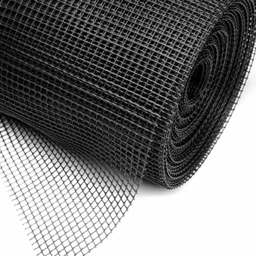 Műanyag Kerti rács 10*10 mm 1 méter* 25 méter fekete 