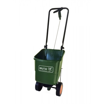 Műtrágya és fűmag szórókocsi