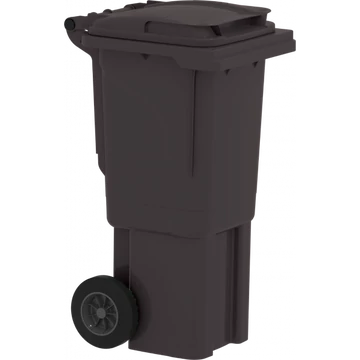 Háztartási kuka 60 Literes Új Fekete kerekes