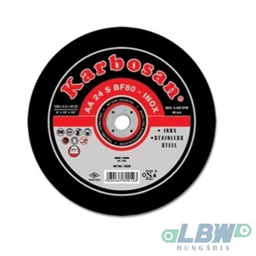 Vágókorong fémre INOX 230x1,9 Karbosan