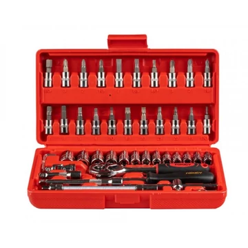 Dugókulcs készlet 1/4" 46 részes CR-V