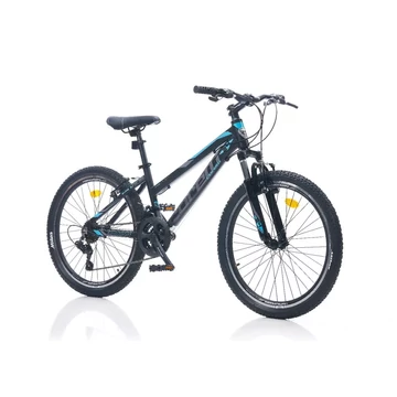 Corelli Swing 3.1 24 gyermek könnyűvázas kerékpár Fekete-Türkiz