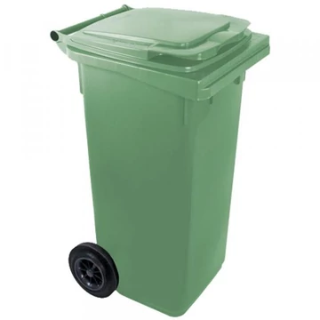 Háztartási muanyag szemetes kuka 120l Zöld