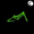 Kép 3/5 - KPC FluoBike Raptor dinós VILÁGÍTÓS 16  fluoreszkáló gyermek kerékpár